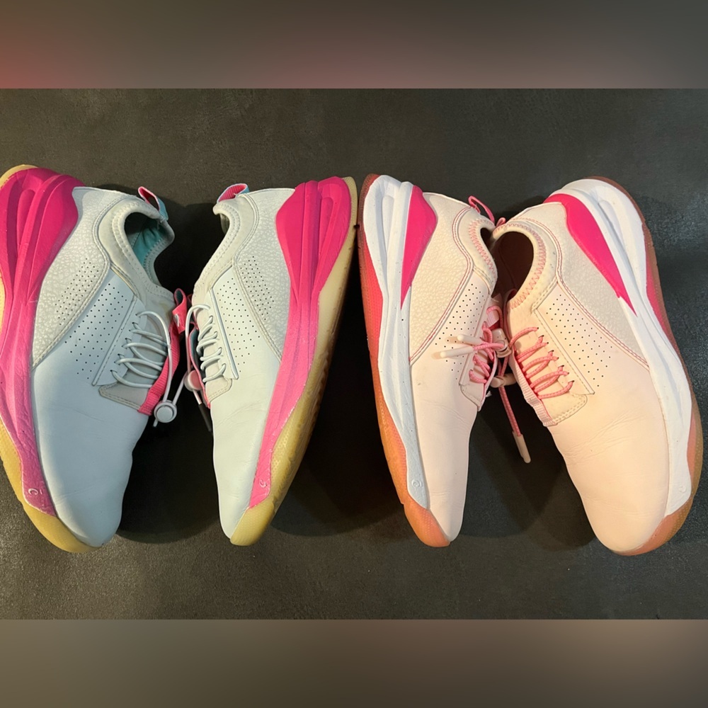 Clove Women's Sneakers - Pink White Blue Size 7.5 Lot Of 2 - Picture 2 of 12
